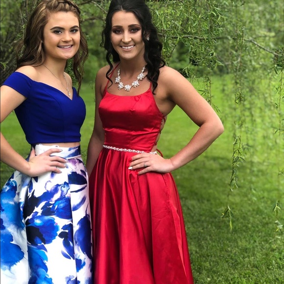 I’m selling my red prom dress! - Picture 2 of 2